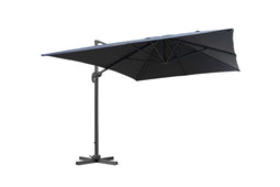 Feel Furniture - Roma parasol - 4x3 Meter Rechthoekig - Donkergrijs