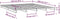 vidaXL - Palletbed - massief - hout - honingbruin - 150x200 - cm