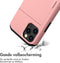 imoshion Hoesje Geschikt voor iPhone 15 Hoesje - Ruimte voor 2 pasjes - imoshion Backcover met pasjeshouder - Rosé Goud