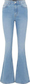 PIECES PCPEGGY - Flared fit jeans - High waist - Lichtblauw denim - Maat XL