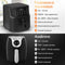 JAP Appliances Ascension - Airfryer XL - Heteluchtfriteuse XXL - 2000W - 7,6L Inhoud - 60ºC tot 200ºC - Zwart