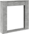 vidaXL - Haardombouw - 100x20x100 - cm - bewerkt - hout - betongrijs