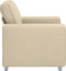 vidaXL - Crème - Ligzetel - 59 - cm - Stof