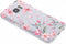 Hoesje Geschikt voor Samsung Galaxy S7 Hoesje Siliconen - Design Backcover siliconen - Roze / Transparant / Blossom Watercolor Pink