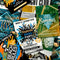 Noordwand - Behang - Good - Vibes - Club - Posters - groen - en - oranje