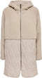 ONLY ONLTINKA TEDDY QUILT HOOD COAT - Dames Jas - Maat L - Teddy stof