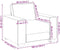 vidaXL - Fauteuil - 60 - cm - fluweel - lichtgrijs