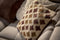 Dutch Decor YAEL - Kussenhoes kelim 45x45 cm - Pumice stone - beige - 100% katoen - met rits