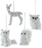 Kurt s. Adler - Ornament plastic wit dier l7.5cm
