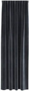 vidaXL - Verduisteringsgordijnen - met - Bovenband - 2 - stuks - Donkergrijs - Velvet