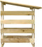 vidaXL - Pergola - met - dak - 100x90x100 - cm - geïmpregneerd - grenenhout