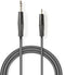Nedis COTH23205GY30 - 6.35mm-naar-3.5mm audiokabel - 300cm - Grijs