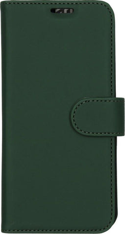Accezz Hoesje Geschikt voor Samsung Galaxy S21 Hoesje Met Pasjeshouder - Accezz Wallet Softcase Bookcase - Groen