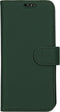 Accezz Hoesje Geschikt voor Samsung Galaxy S21 Hoesje Met Pasjeshouder - Accezz Wallet Softcase Bookcase - Groen