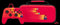 PowerA 1526539-01 - Gamecontroller - Toewijsbare knoppen 3,5 mm audio - Blauw Oranje Rood Zwart