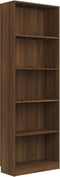 vidaXL - Boekenkast - 60x24x175 - cm - bewerkt - hout - bruin - eikenkleur