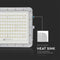 V-TAC VT-180W-W Witte schijnwerpers op zonne-energie - 20W - IP65 - 1800 Lumen - 6400K