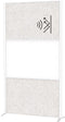 MAULconnecto scheidingswand 100 x 182 cm - akoestisch - standvoet - wit - 1 stuk - MAUL