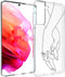 imoshion Hoesje Geschikt voor Samsung Galaxy S21 FE Hoesje Siliconen - imoshion Design hoesje - Transparant / Holding Hands