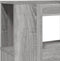 Hoofdeinde met LED 200x18,5x103,5 cm bewerkt hout grijs sonoma