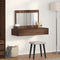 vidaXL - Wandkaptafel - in - Bruin - Eiken - 100x40x70 - cm