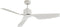 Plafondventilator Airfusion Climate II Wit Ø 127cm