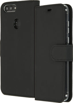 Accezz Hoesje Geschikt voor Huawei P Smart Hoesje Met Pasjeshouder - Accezz Wallet Softcase Bookcase - Zwart