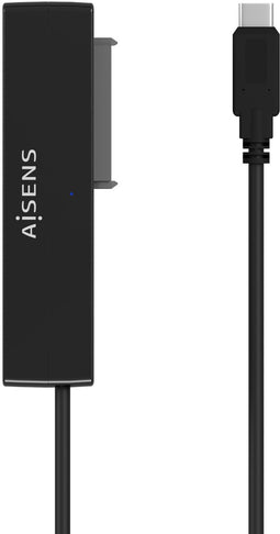 Aisens ASE-35C02B - Externe behuizing - 3.5"/2.5" SATA-600 - USB 3.2 type-C - Zwart