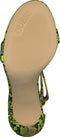GUESS Kahlua2 - Dames Sandalen - Neongele slangenprint - Geel - Maat 37