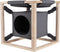 Quapas! Kattenbed met hangmat Catcube M 54x54x54 cm grijs