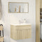vidaXL - Wastafelkast - 60x38,5x46 - cm - spaanplaat - sonoma - eikenkleurig