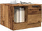vidaXL - Salontafel - 50x50x36 - cm - bewerkt - hout - oud - houtkleurig