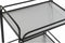 Serveringsvagn DKD Home Decor Zwart Metaal Kristal 60,5 x 40,5 x 75,5 cm