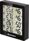 Bresser Weerstation - Temeo Thermo- en Hygrometer - Zwart incl. 3 Sensoren - Voor Binnen en Buiten