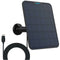 Reolink Solar Panel - Zonnepaneel voor bewakingscamera - USB-C aansluiting - 4 meter verlengkabel - Zwart