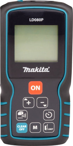 Makita LD080P - Laser afstandsmeter 80 meter - Geavanceerd model zonder hellingsensor
