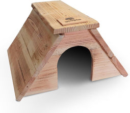 Utopia Caviahuis Schuin Dak Gebrand Douglas Hout 40X41X24 CM
