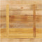 vidaXL - Tafelblad - vierkant - 80x80x3,8 - cm - massief - ruw - mangohout