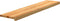 vidaXL - Traptreden - 2 - st - 120x30x2 - cm - massief - eikenhout - lichtbruin