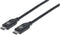 Manhattan 355247 - USB 2.0 type C-kabel - 2.00 m - Zwart