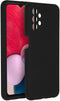 Accezz Liquid Silicone Backcover - Samsung Galaxy A13 (4G) - Schokabsorberend - Zwart