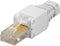 UTP CAT5e Toolless RJ45 Connector - voor stugge en soepele kern