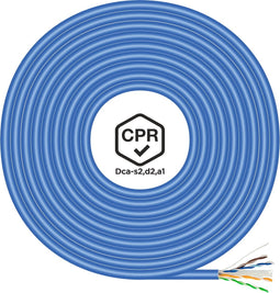 UTP Category 6 Rigid Network Cable Aisens A135-0663 Blue 305 m