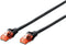 UTP Category 6 Rigid Network Cable Ewent EW-6U 1000 Mbit/s Black