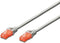 UTP Category 6 Rigid Network Cable Ewent Grey