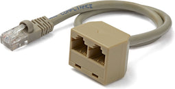 UTP Category 6 Rigid Network Cable Startech RJ45SPLITTER 0,33 m