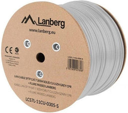 UTP Category 6e Rigid Network Cable Lanberg White 305 m