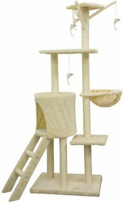 Krabpaal voor Katten Jipsy 79 x 34 x 138 cm Beige