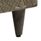 vidaXL - Salontafel - 80x50x40 - cm - massief - mangohout - lichtgrijs