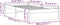 vidaXL - Bedframe - massief - hout - grijs - 75x190 - cm